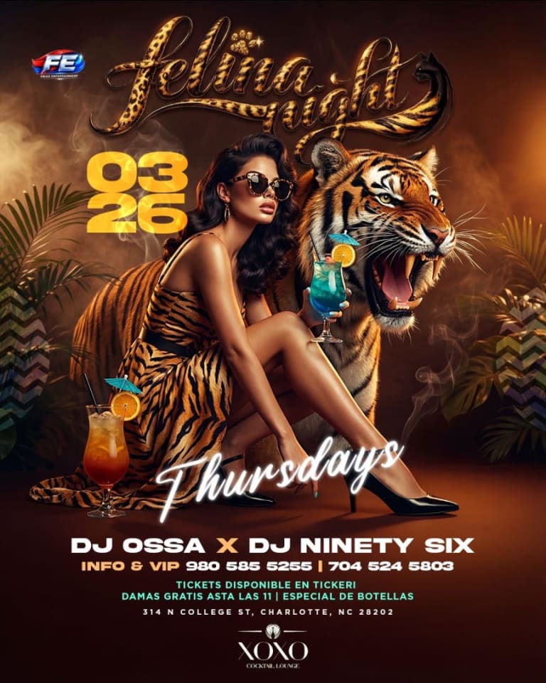 Event - Felina nights - Charlotte, North Carolina - March 26, 2026 | concert tickets