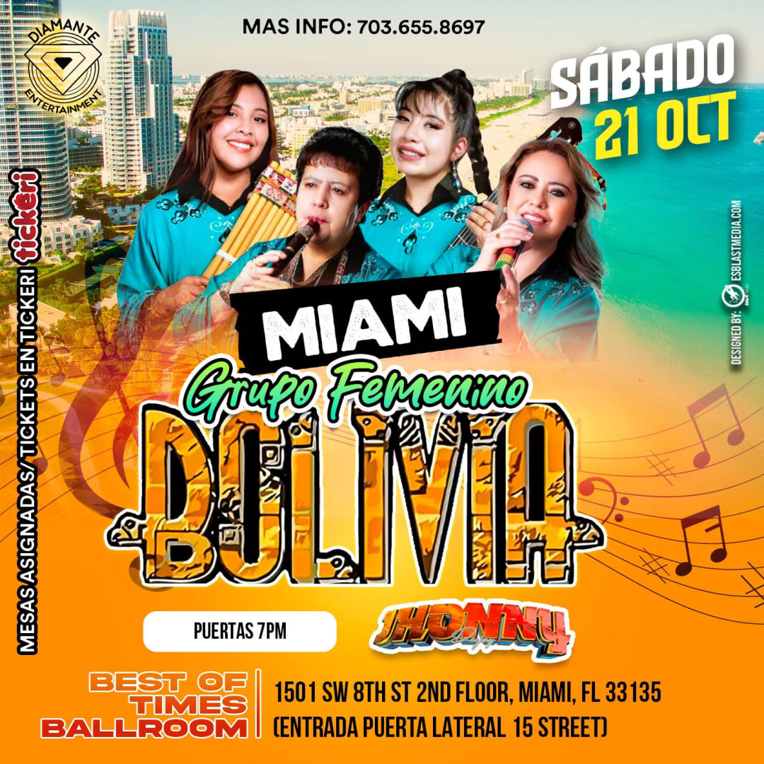 Grupo Femenino Bolivia En Miami Tickets Boletos Daf Dance Art Grupo Femenino Bolivia En Miami Tickets Boletos Daf Dance Art