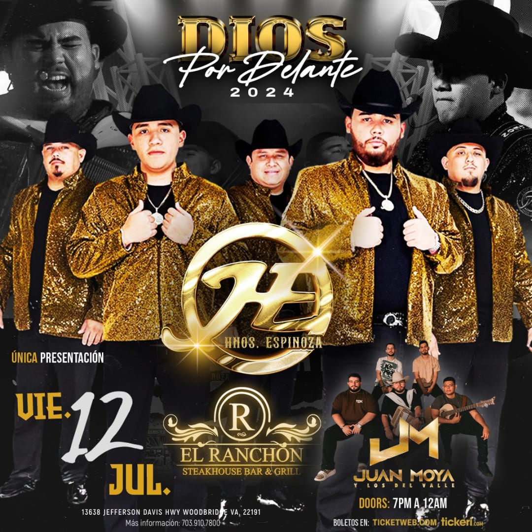 LOS HERMANOS ESPINOZA in Woodbridge - Tickets 2024-07-12 | El Ranchon