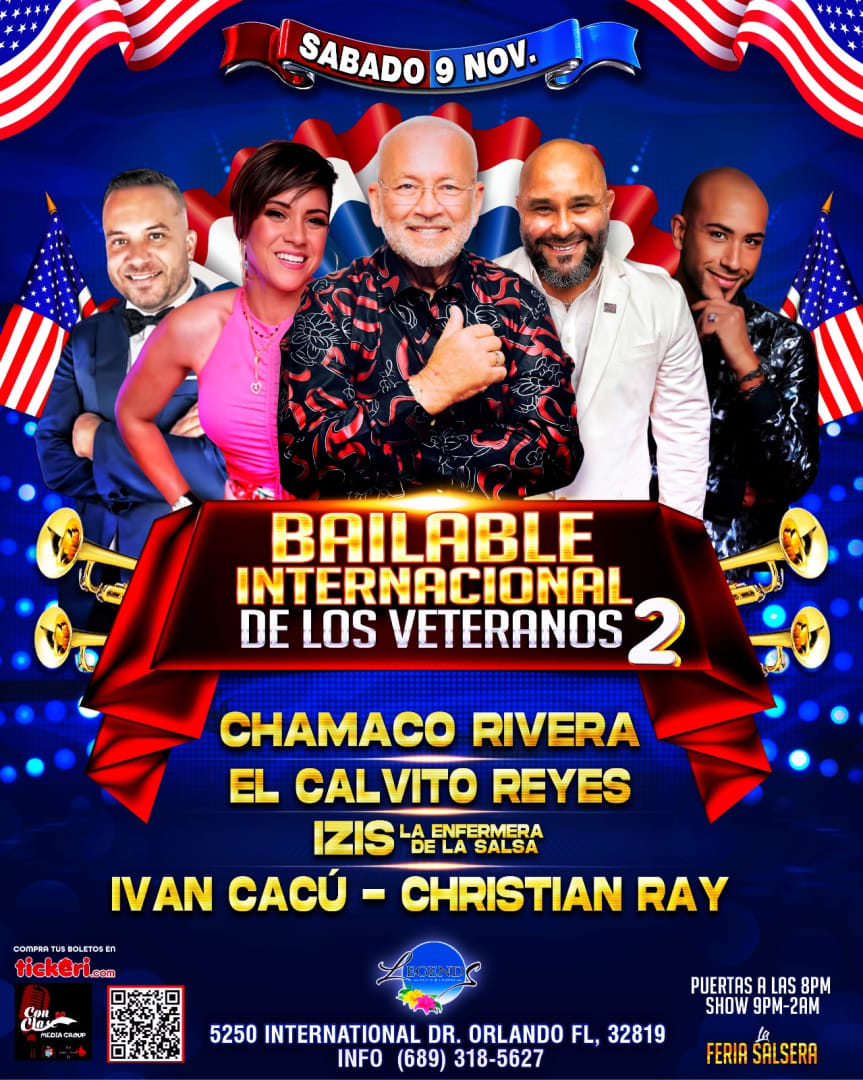 BAILABLE INTERNACIONAL DE LOS VETERANOS 2 CON EL CALVITO REYES Y MAS in ...