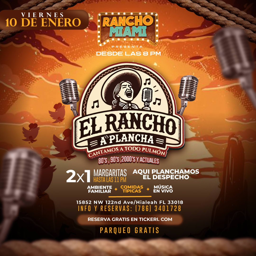 El Rancho A La Plancha in Hialeah - Tickets 2025-01-10 | El Rancho ...