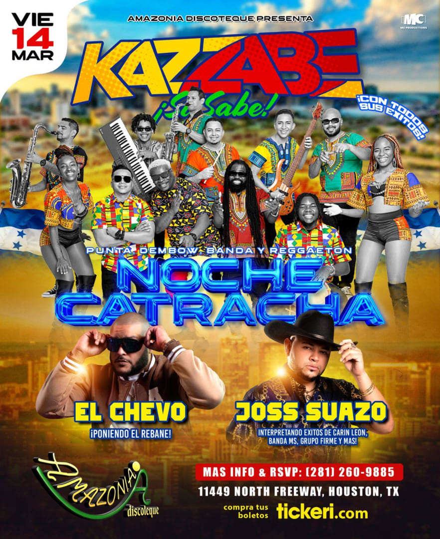 AMAZONIA DISCOTEQUE - KAZZABE/JOSS SUAZO/EL CHEVO in Houston