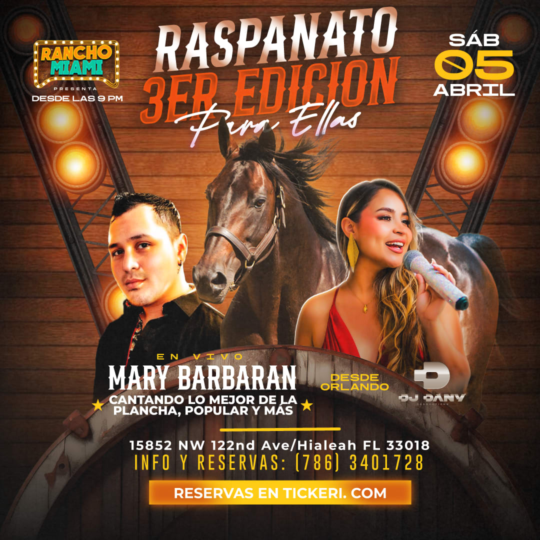 Raspanato En Miami 3era Edición in Hialeah - Tickets 2025-04-05 | El ...