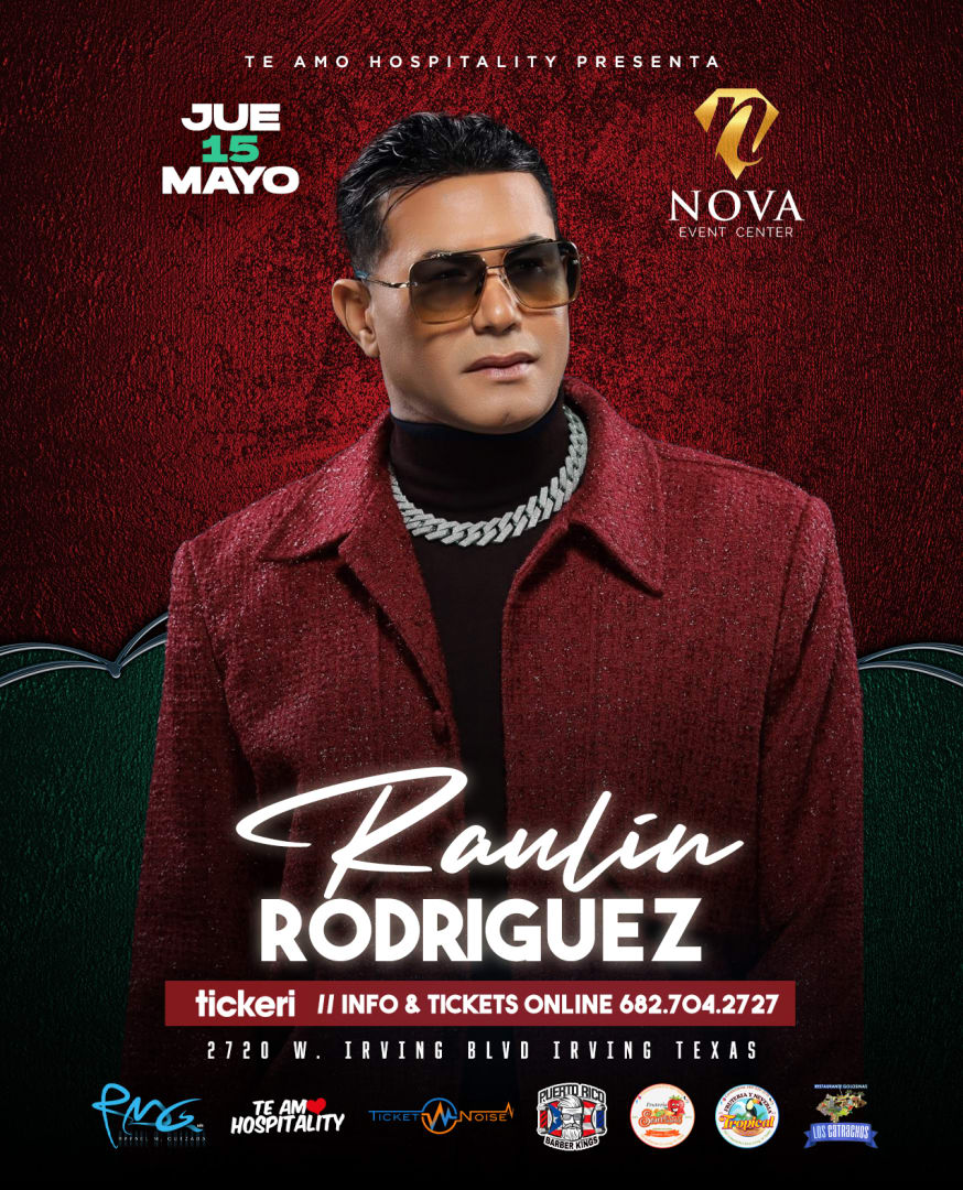Raulin Rodriguez in Irving - Tickets 2025-05-15 | Nova Event Center