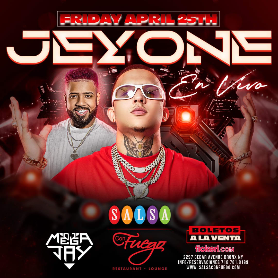 JEYONE LIVE along with MEGAJAY in Bronx - Tickets 2025-04-25