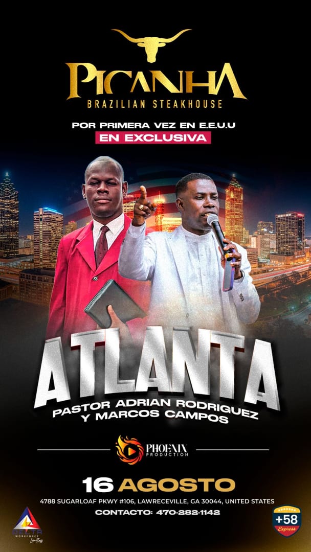 PASTOR ADRIAN RODRIGUEZ Y MARCOS CAMPOS in Lawrenceville - Tickets