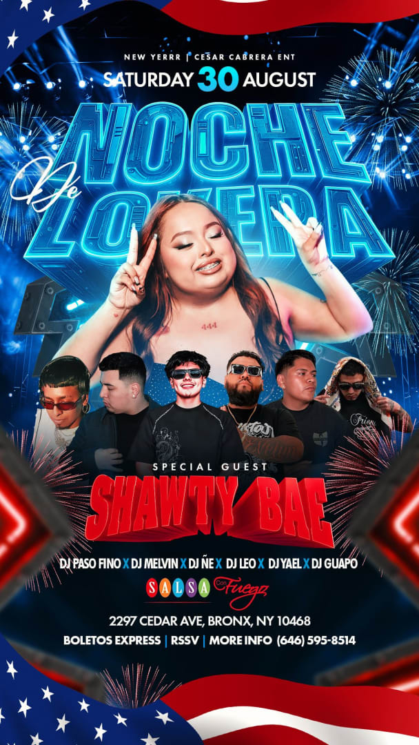 Special Guest Host Shawty Bae at Salsa Con Fuego - Tickets at the