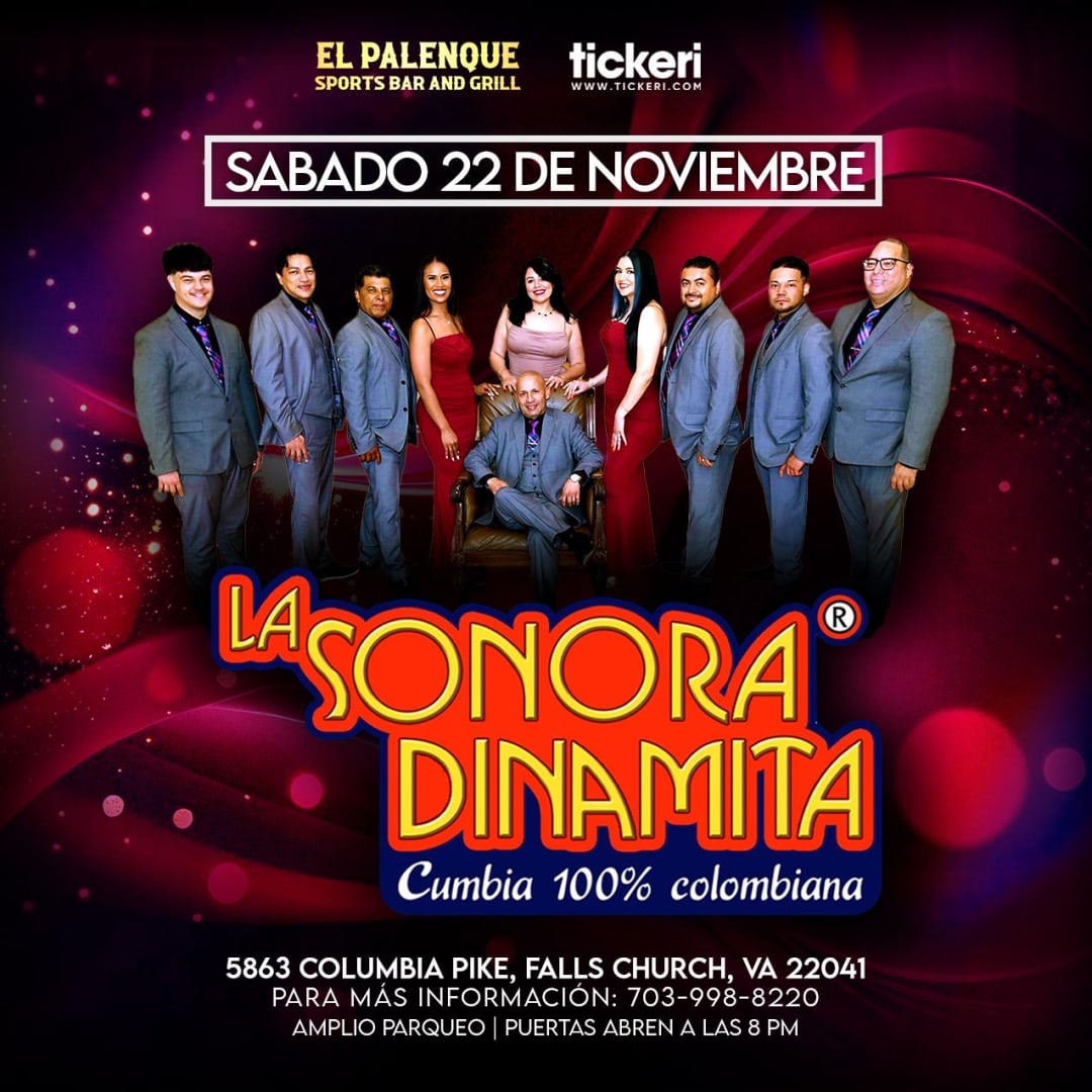 LA SONORA DINAMITA !!! in Falls Church - Tickets 2025-11-22 | EL