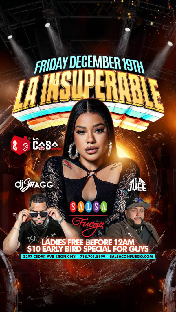 La Insuperable Live December 19th in Bronx - Tickets 2025-12-19