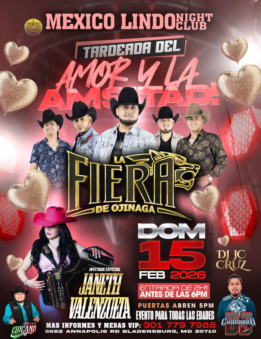 TARDEADA LA FIERA DE OJINAGA MXL in Bladensburg - Tickets 2026-02