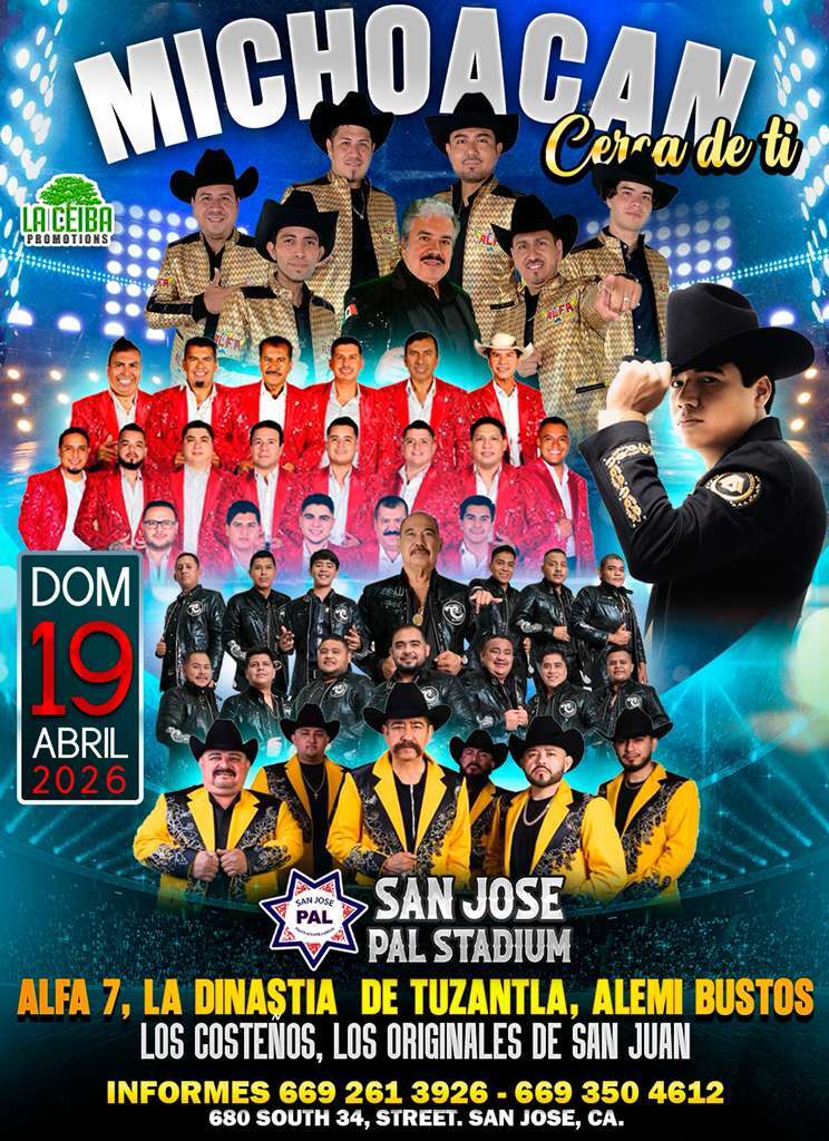 Gran Concierto Regional en San Jose in San Jose - Tickets 2026-04