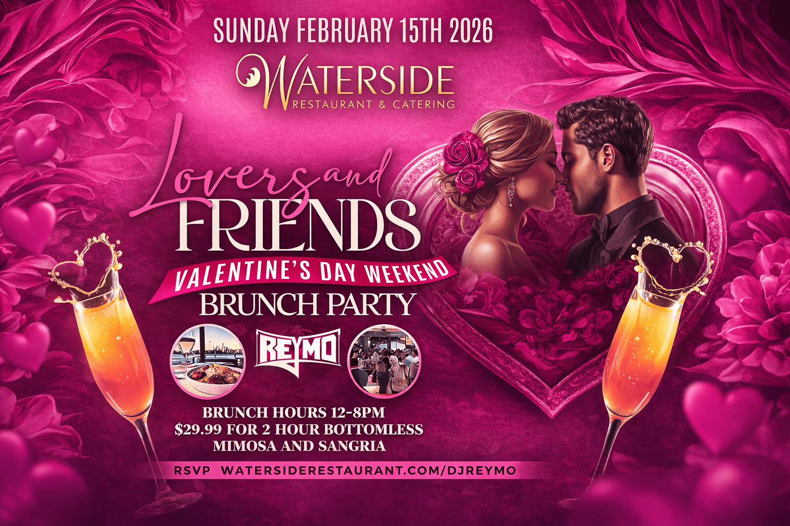 Waterside Lovers & Friends Brunch w/ DJ Reymo in North Bergen