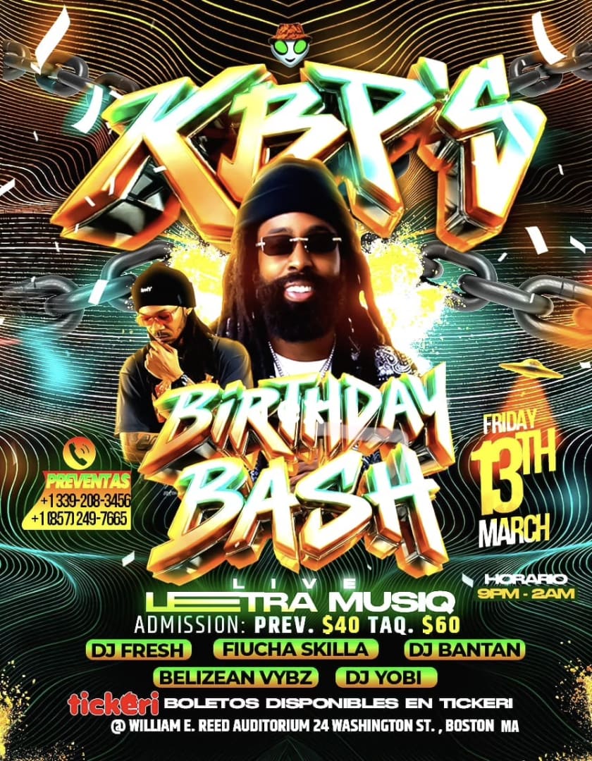 KBP BIRTHDAY BASH in Boston - Tickets 2026-03-13 | William E. Reed