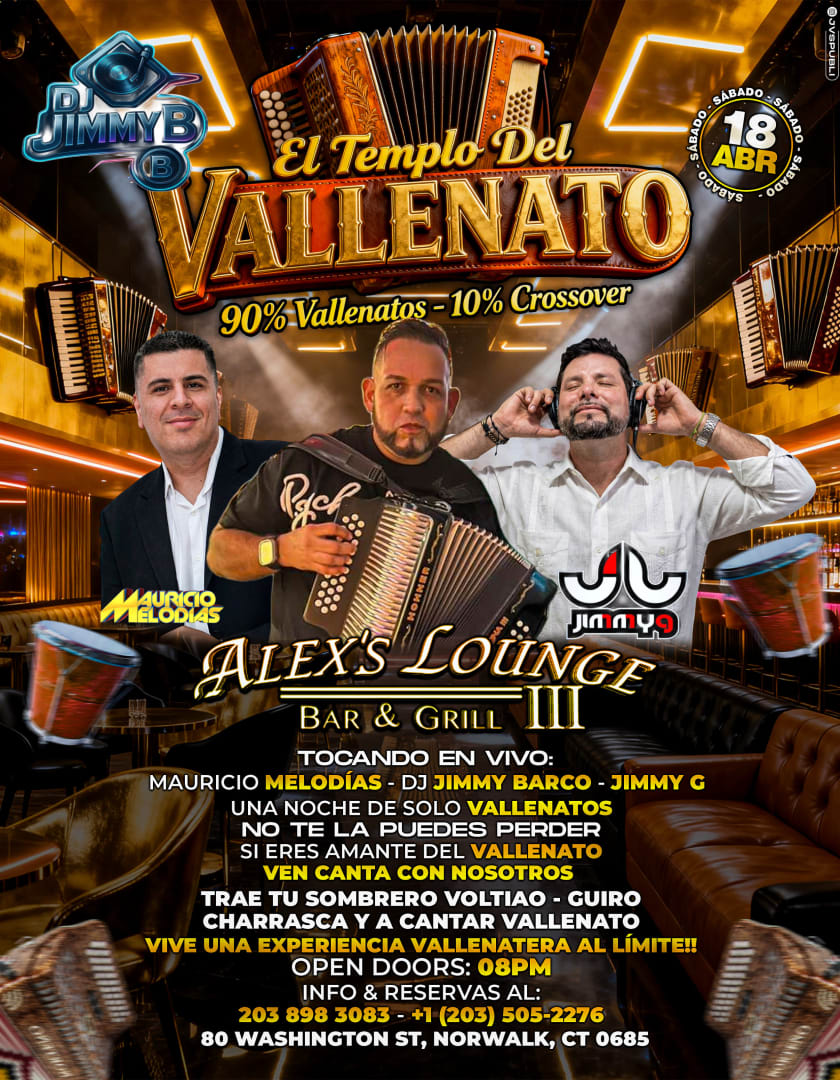 El templo del vallenato Noche de vallenatos in Norwalk - Tickets