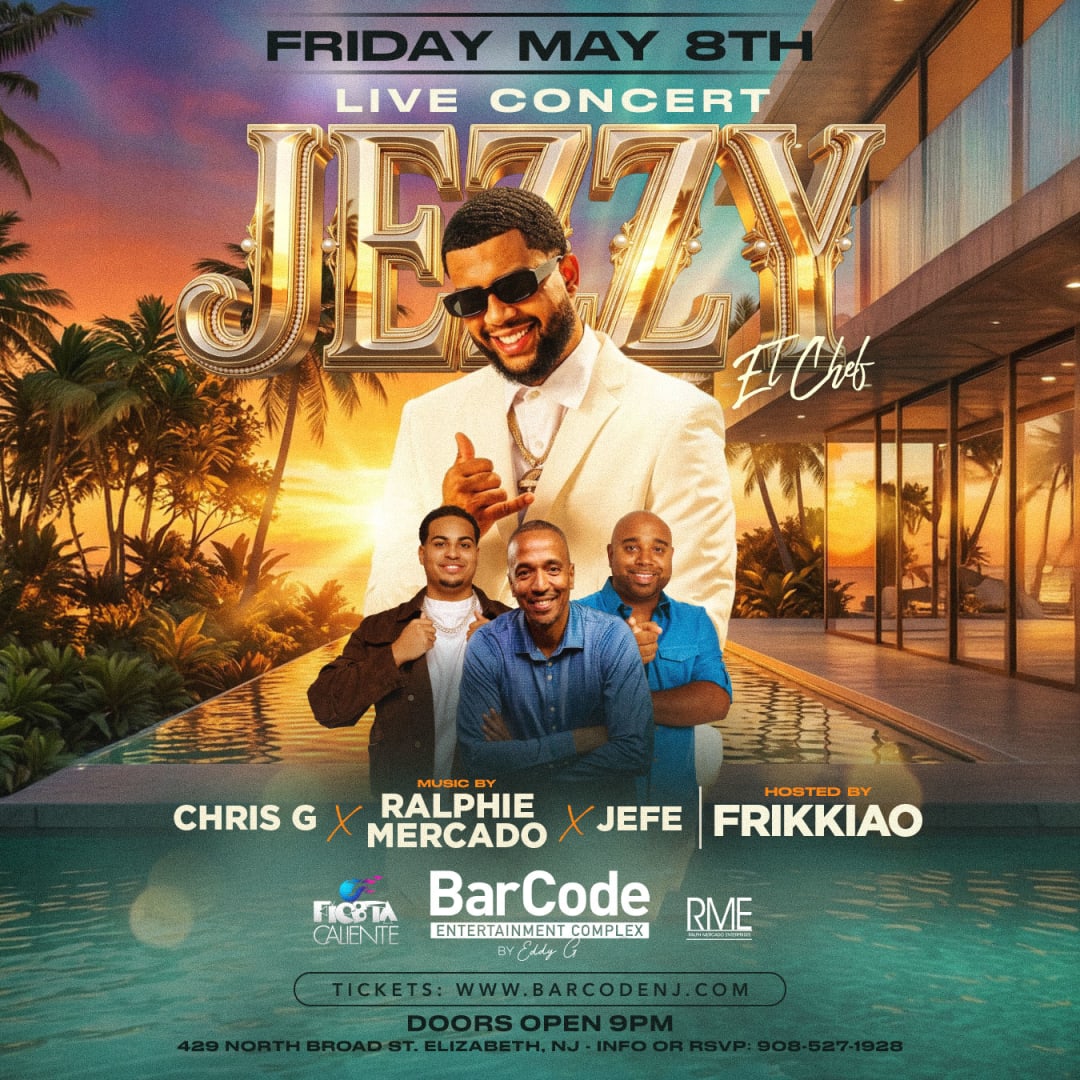 Jezzy Rd JEZZY El Chef LIVE in Concert at BarCode in Elizabeth - Tickets 2026-05 ...