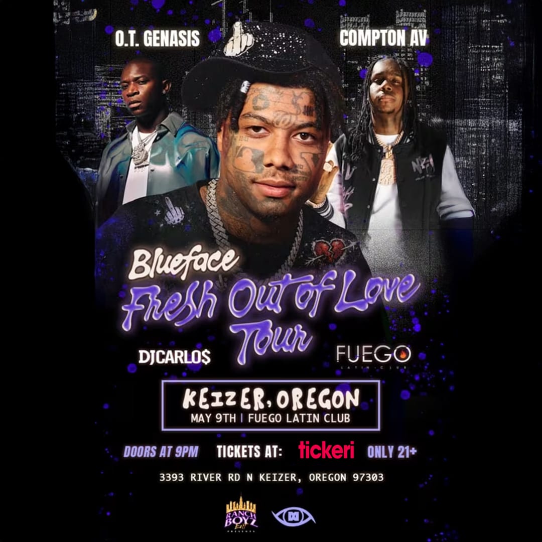 Blue Face - Fresh Out of Love Tour - OT Genasis - Compton Av