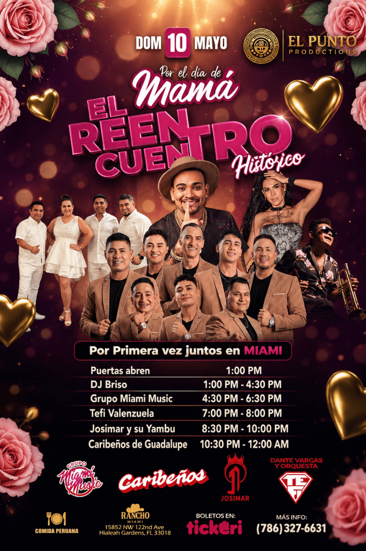 CARIBEÑOS , JOSIMAR Y SU YAMBU, EL REENCUENTRO EN MIAMI in Hialeah