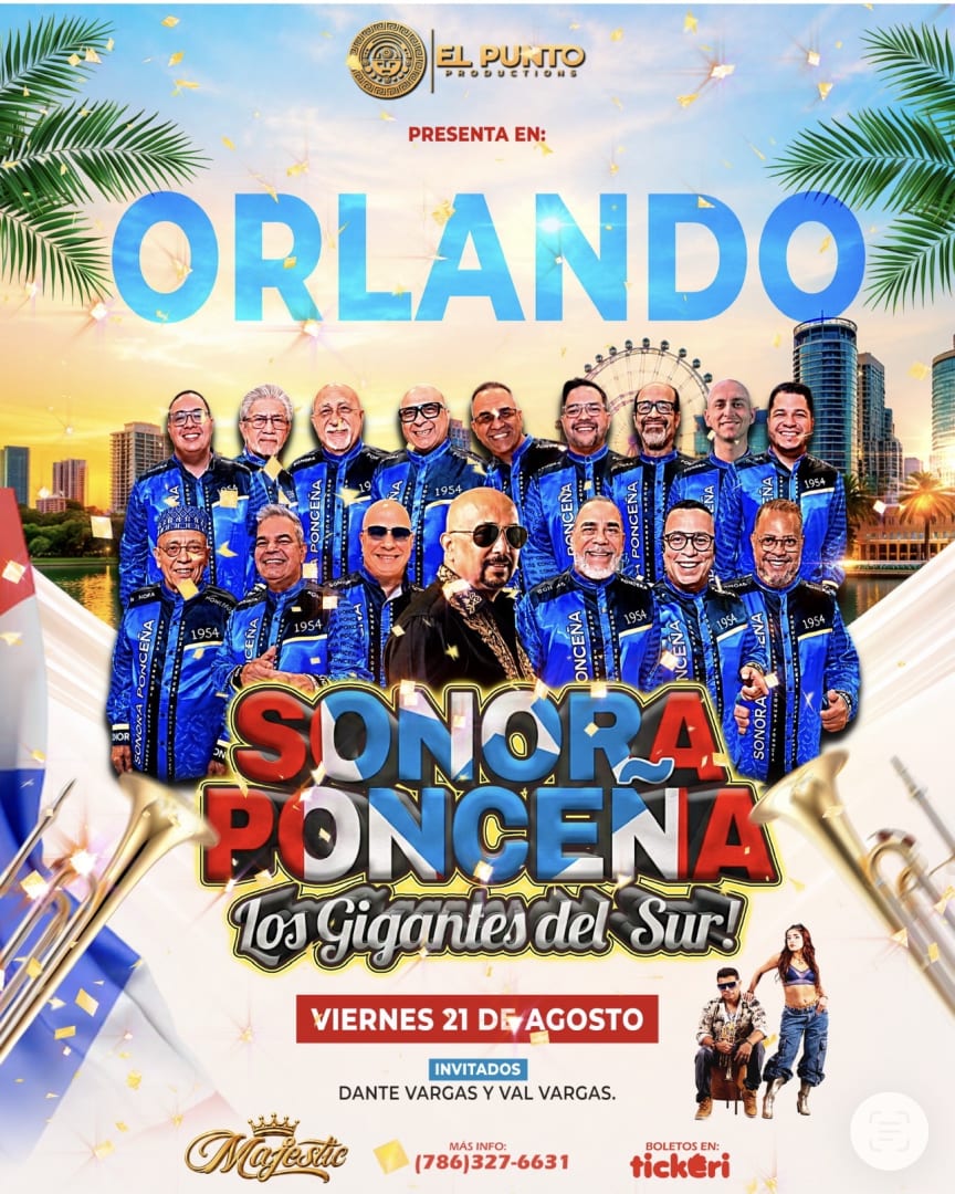 LA SONORA PONCEÑA EN ORLANDO