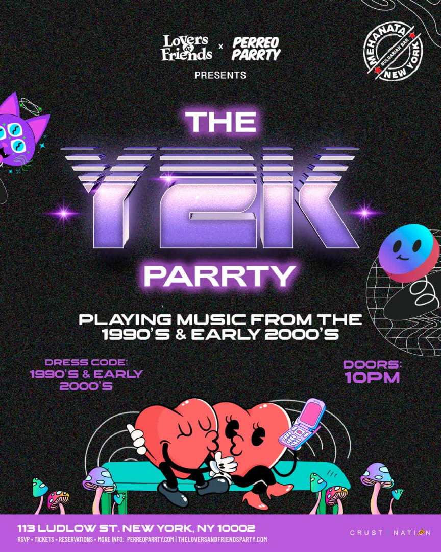 THE Y2K Parrty at the Legendary Mehanata NYC | 18+