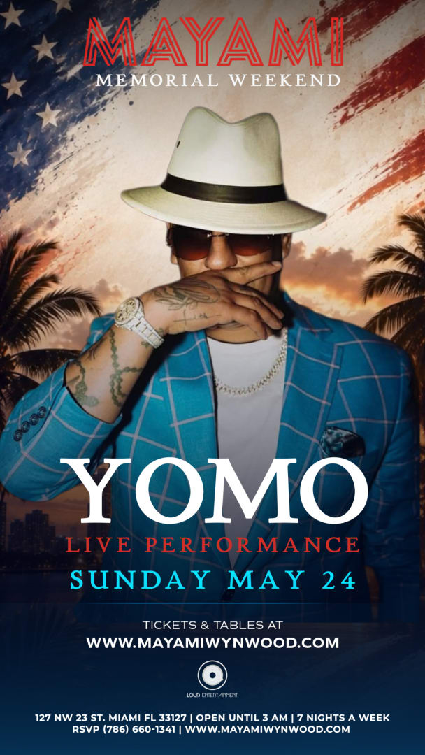 Yomo at Mayami Wynwood | Memorial Weekend