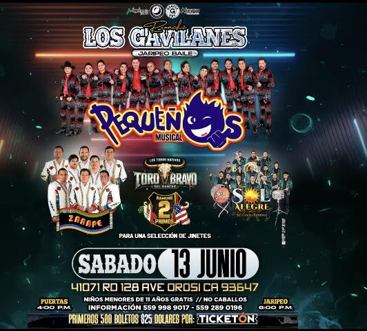 Jaripeo Dance Small Musical Band, Zarape Band, Sol Alegre Band