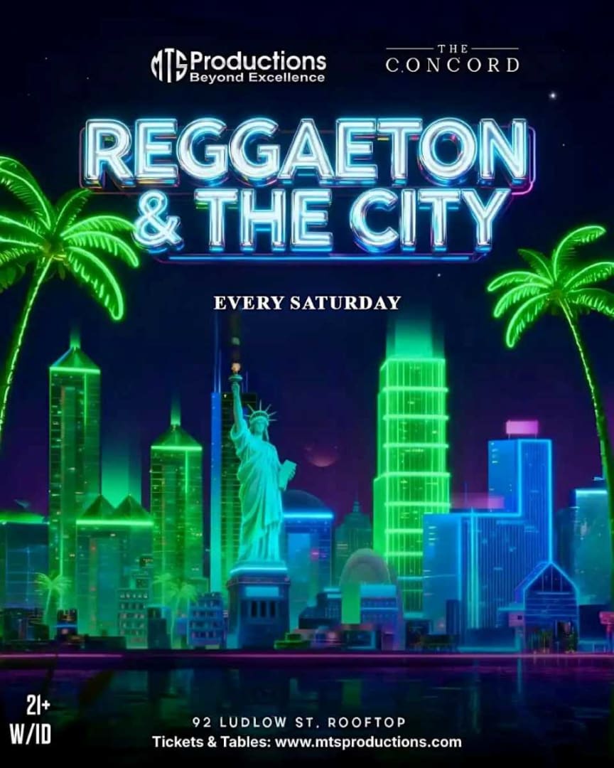 Reggaeton & the City | Every Saturday at Concord NYC