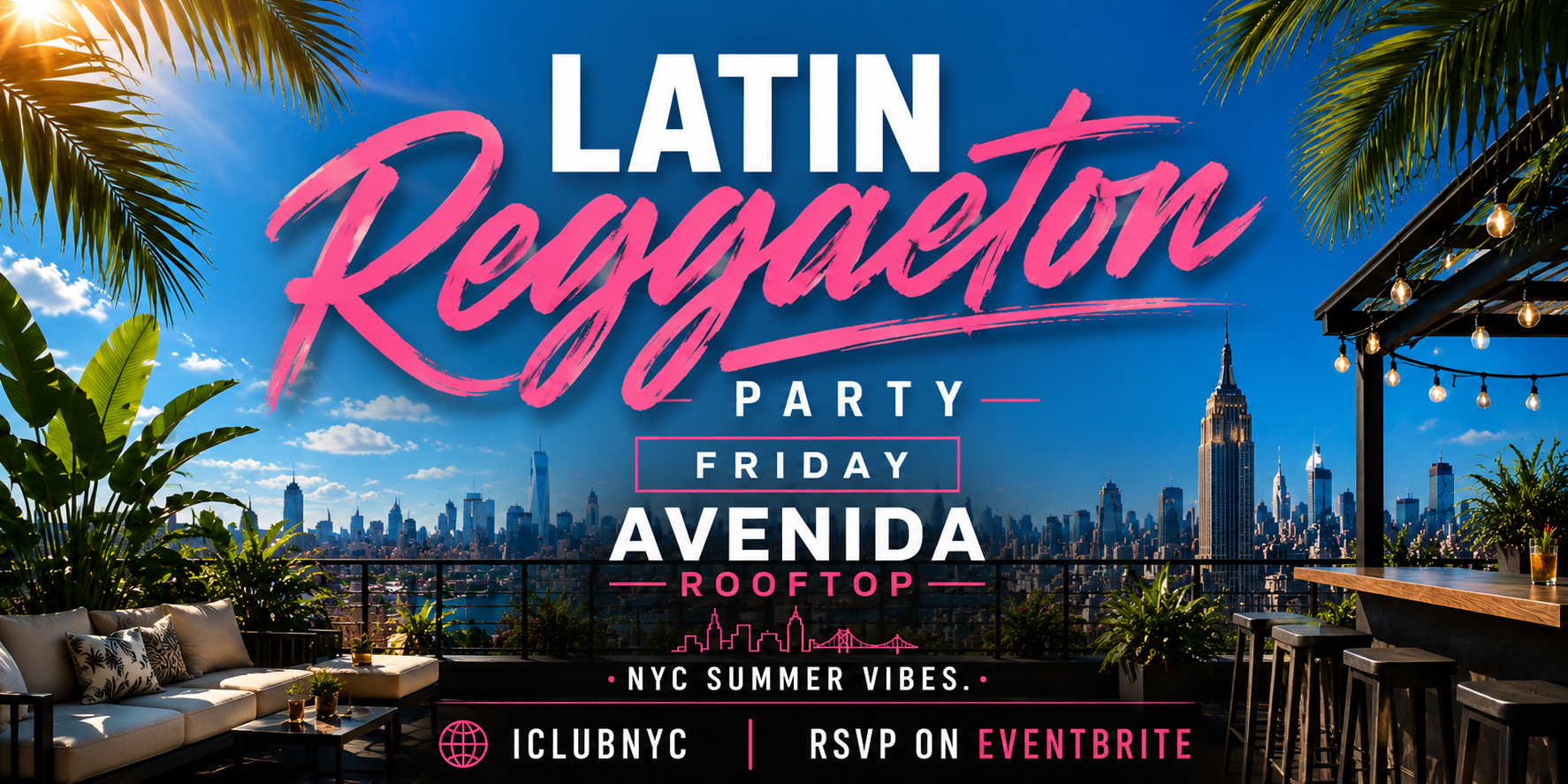 Latin Reggaeton Rooftop Party