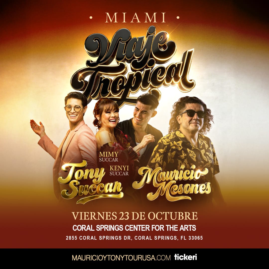 Viaje Tropical con Tony Succar & Mauricio Mesones y mas en Miami