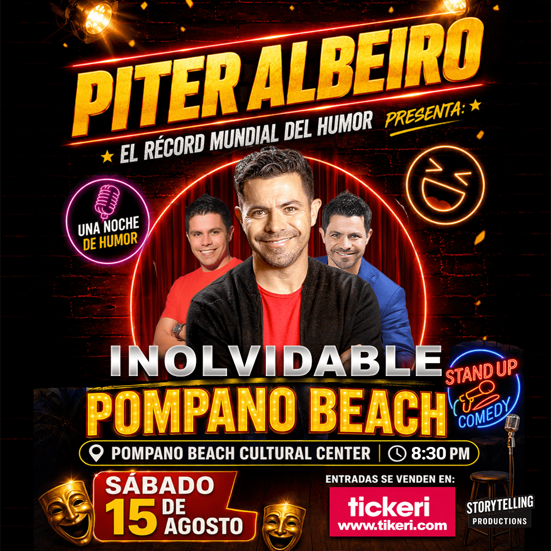 Piter Albeiro in Pompano Beach Presents His New UNFORGETTABLE Show