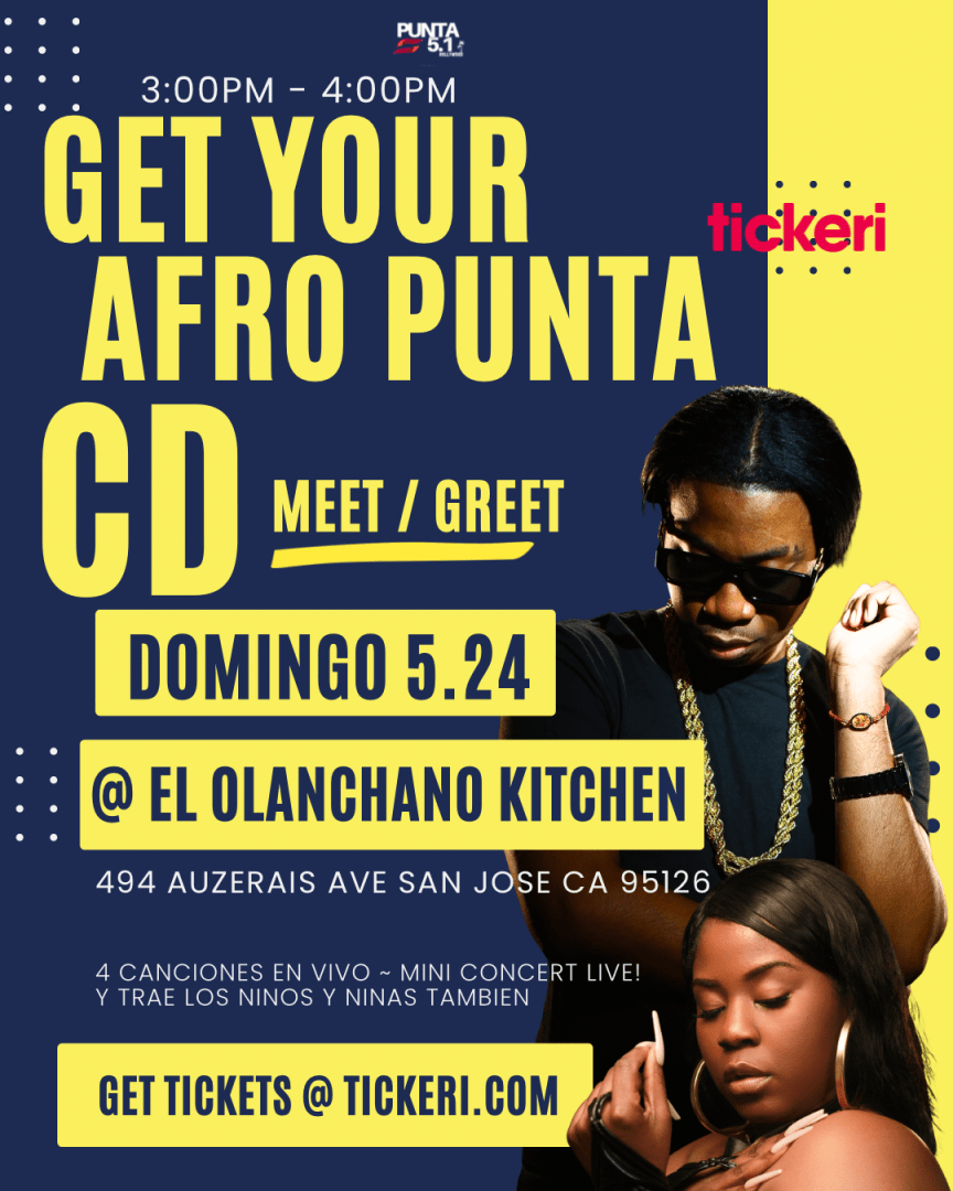 Afro Punta Meet and Greet ~ Live Special (San Jose, California)
