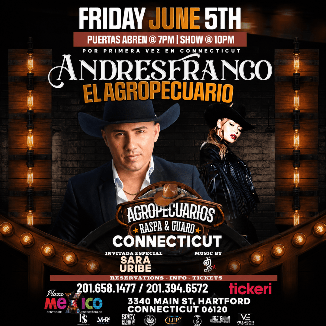 Raspa y Guaro Farmers with Andres Franco in Concert “Connecticut”