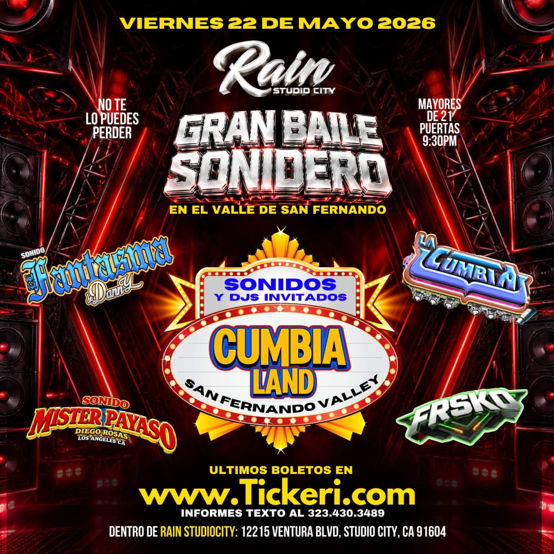 CUMBIA LAND en RAIN STUDIO CITY!