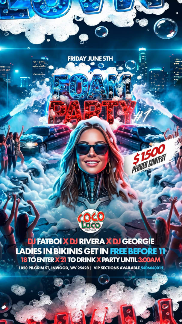 Foam Party #1 in Inwood
