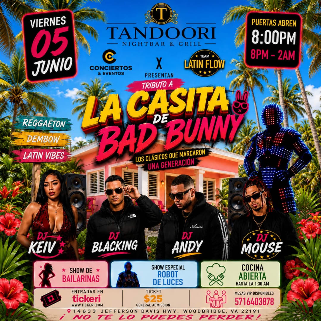 Tributo a la Casita de Bad Bunny - Tandoori Woodbridge