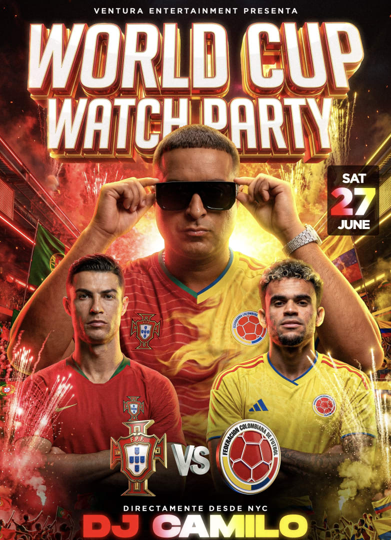 WORLD CUP WATCH PARTY W/ DJ CAMILO | MANGOS LOUNGE | PAWTUCKET, RI