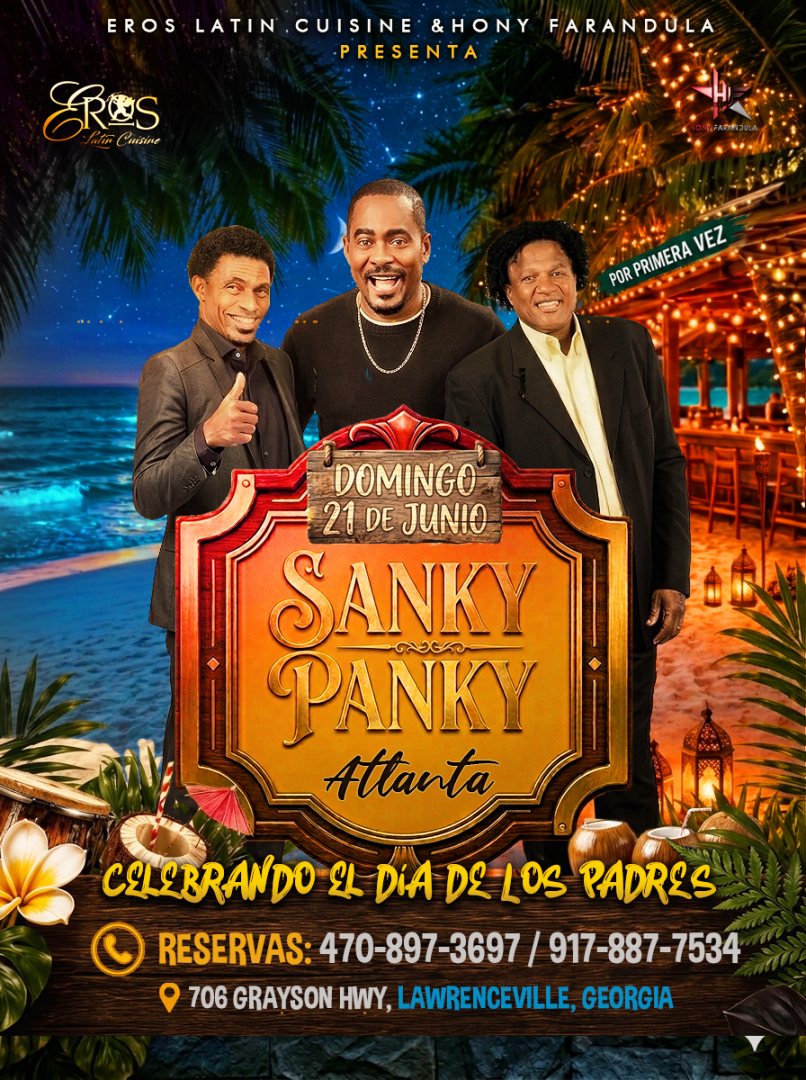 NOCHE DE HUMOR Y RUMBA Con Sanky Panky + DJs Invitados Celebrando el Día de los Padres(POSPUESTO)