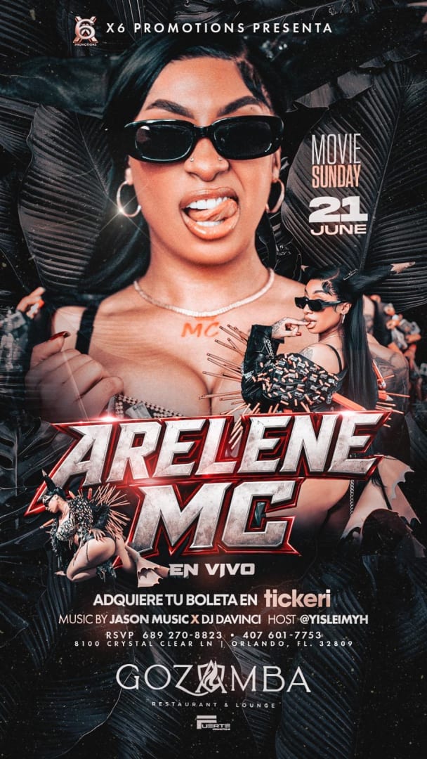 X6 Promotions presenta a Arlene MC en Gozamba.
