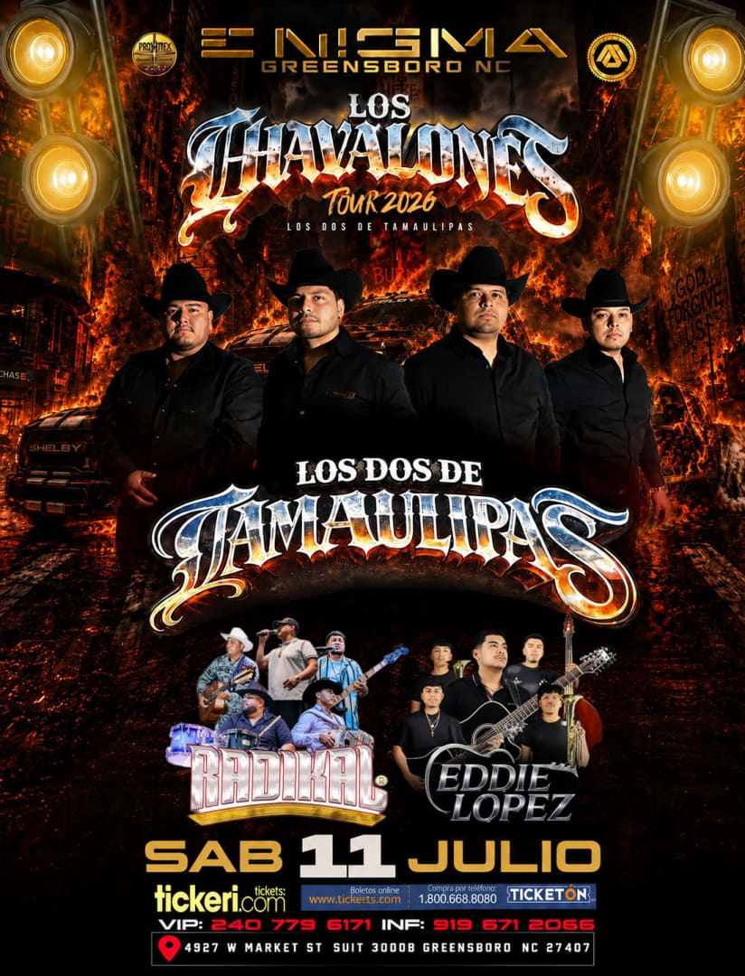 LOS CHAVALONES TOUR 2026