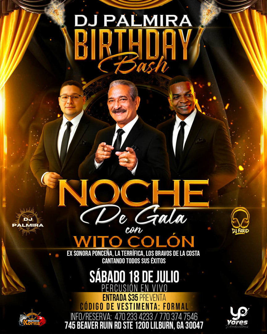 Dj Palmira Bday Bash/Wito Colon En Concierto
