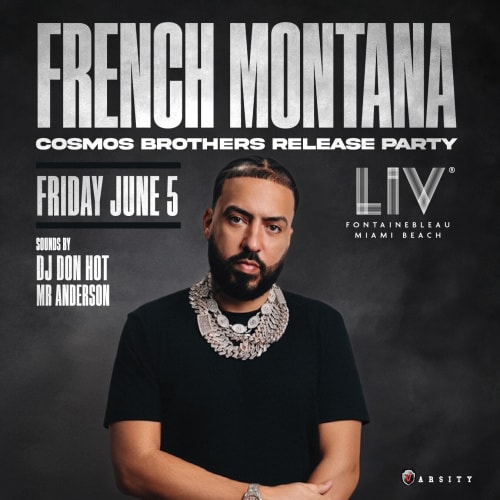 Cosmos Brothers Release Party French Montana Live At LIV