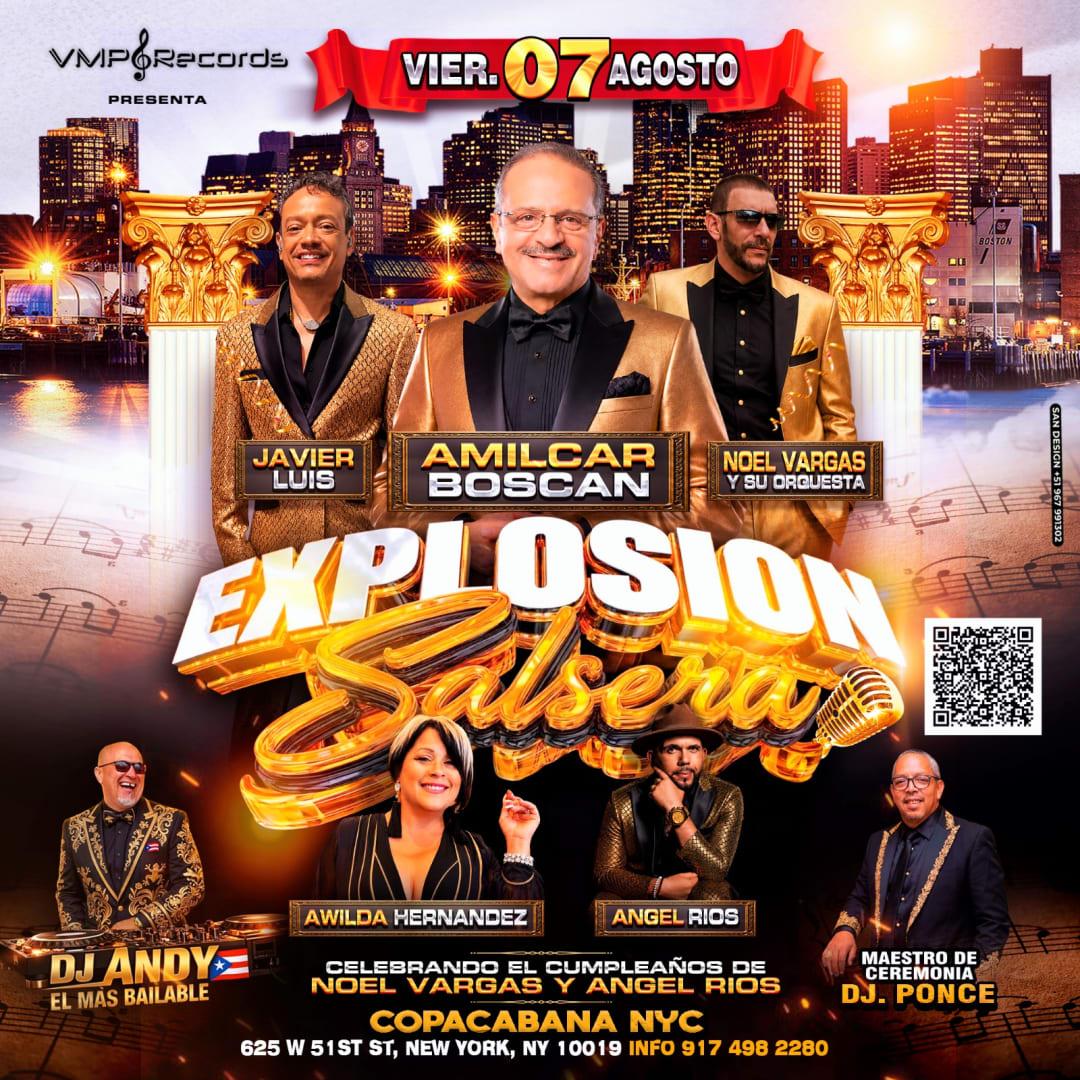 VMP Records invites you to the Salsera Explosion at the Copacabana NYC