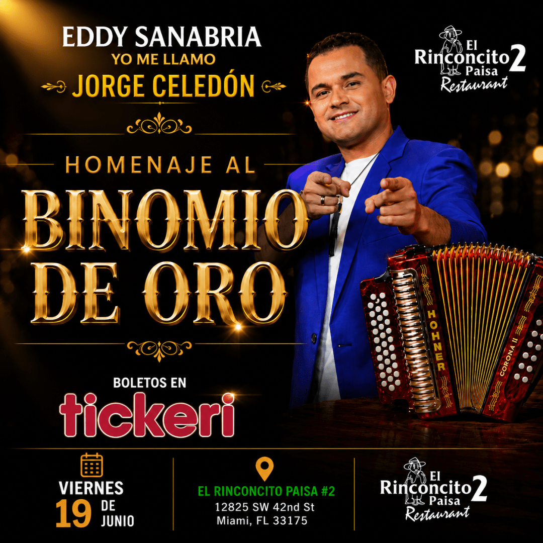 Eddy Sanabria, Yo me llamo Jorge Celedon! Homenaje al Binomio de Oro en Miami