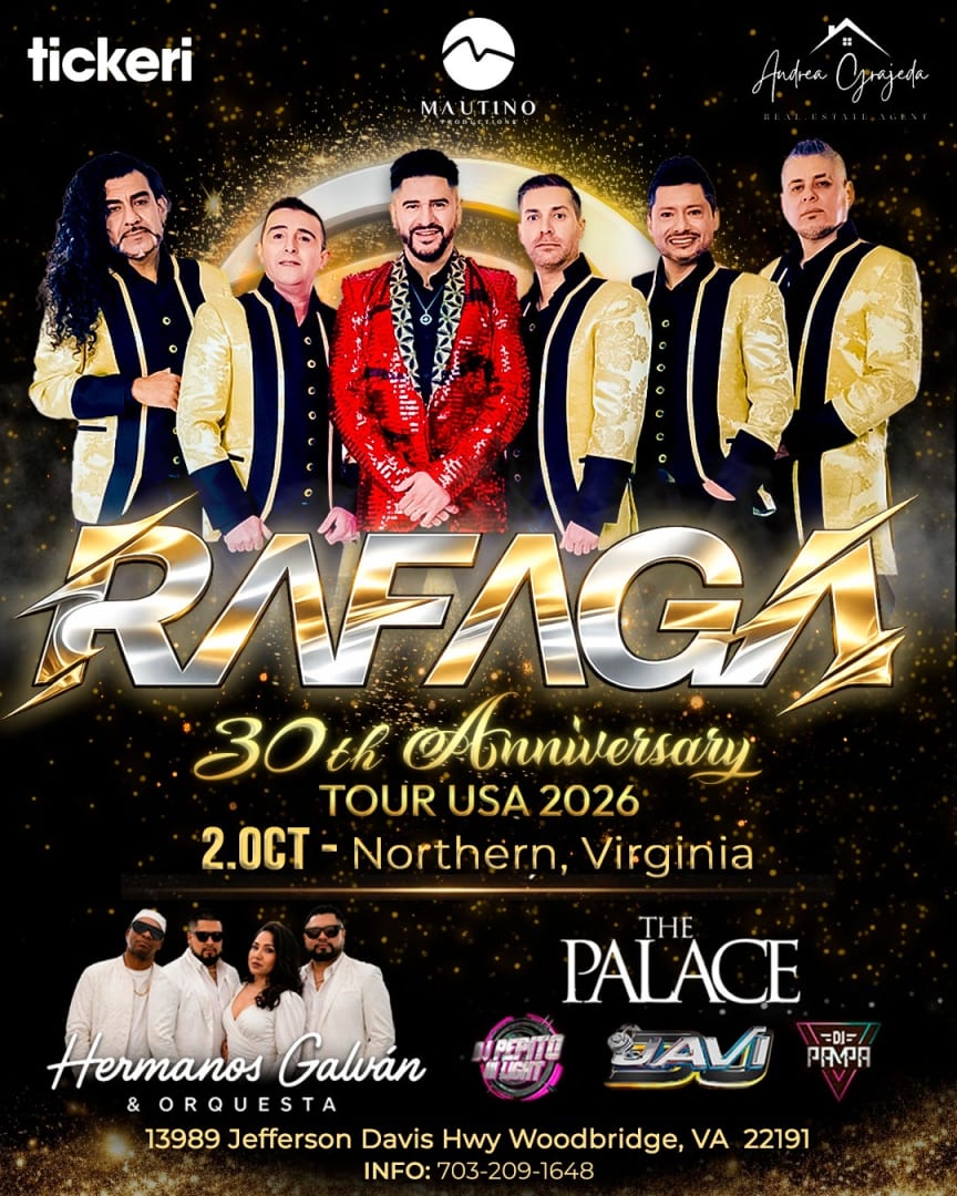 RAFAGA 35TH ANNIVERSARY IN VIRGINA (NEW DATE)
