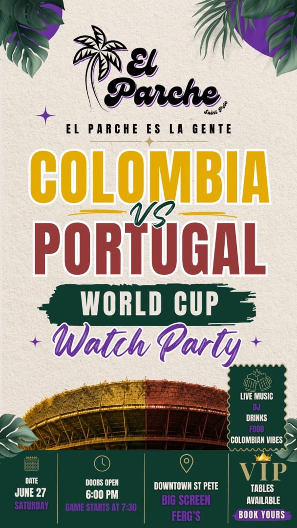 Colombia Vs Portugal - El Parche St Pete