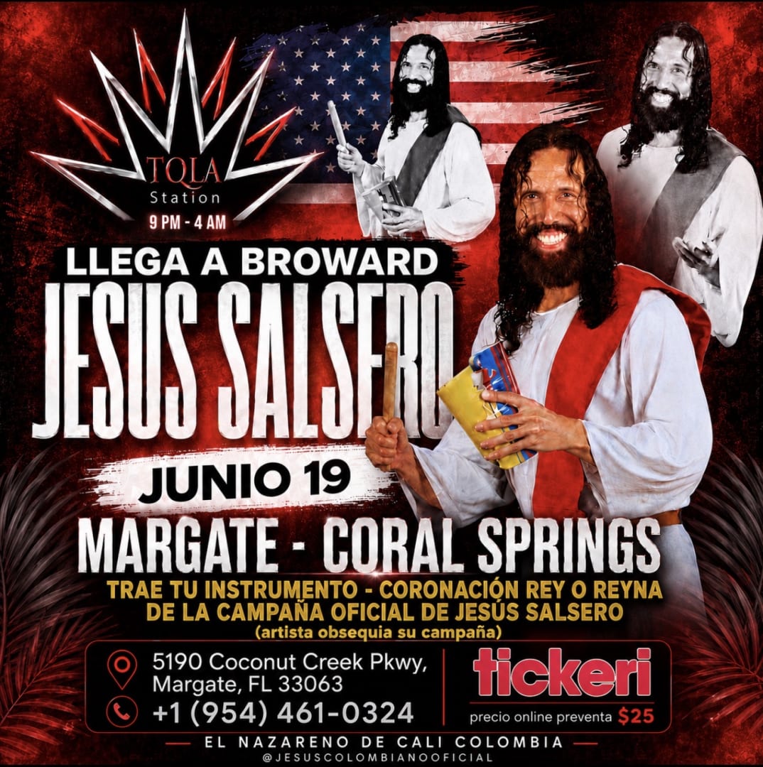 Jesus Salsero en Tqla Station - Margate, Coral Springs y Todo Broward.