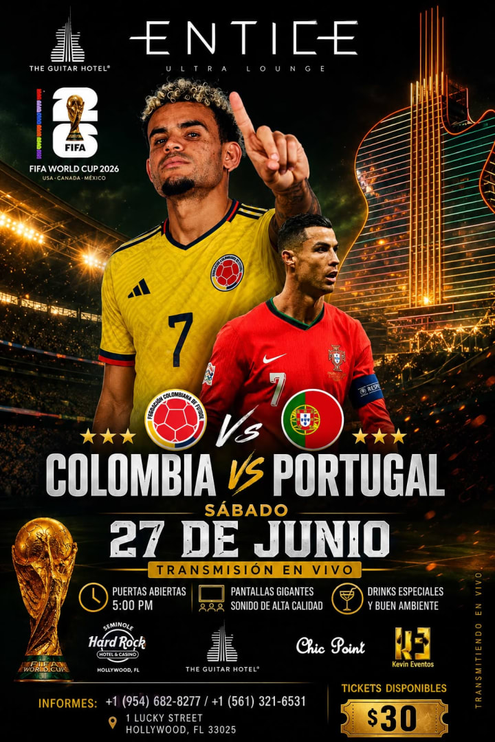 Transmision Partido Colombia vs Portugal SALSENATO