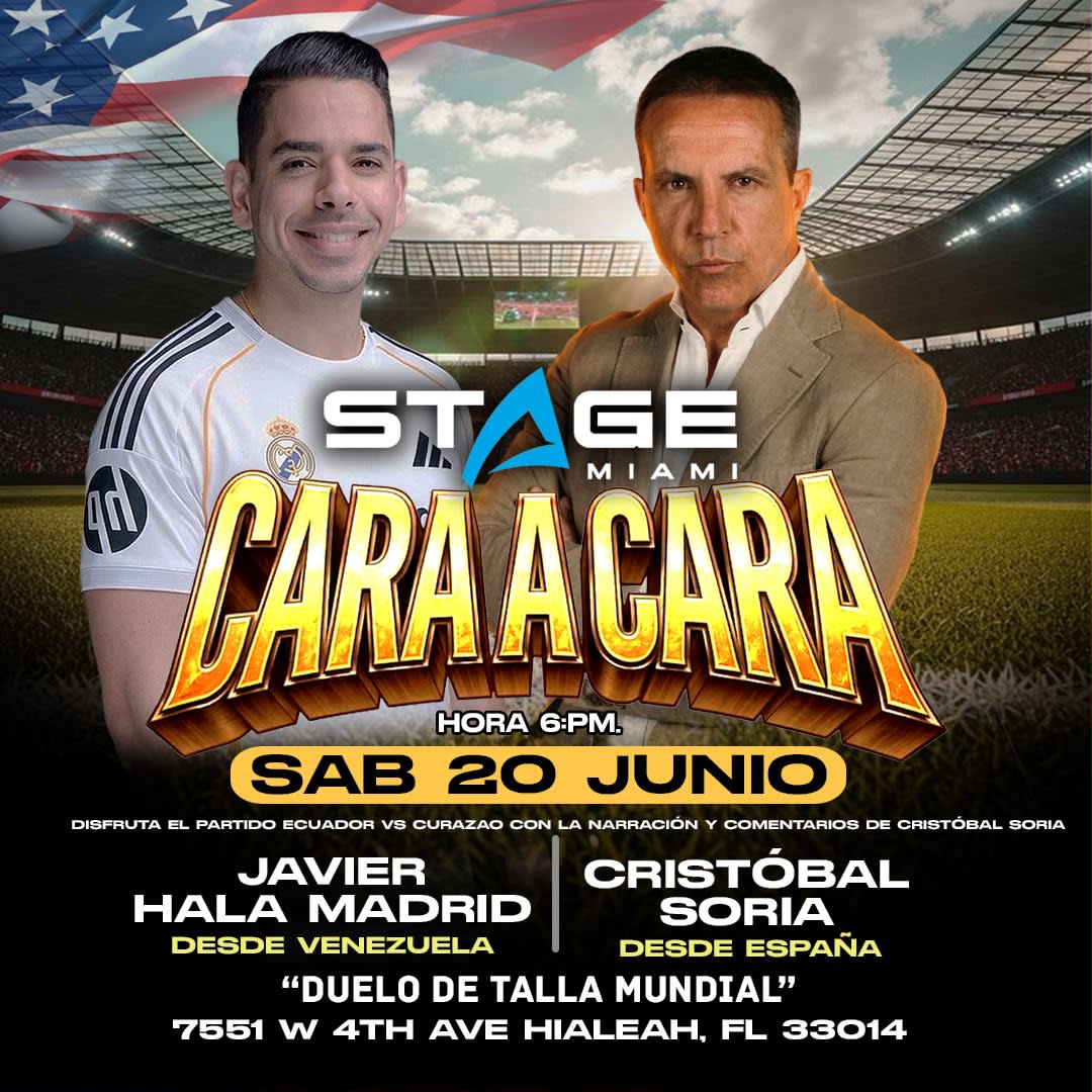 MIAMI Cristobal Soria y Javier Hala Madrid cara a cara de Talla Mundial