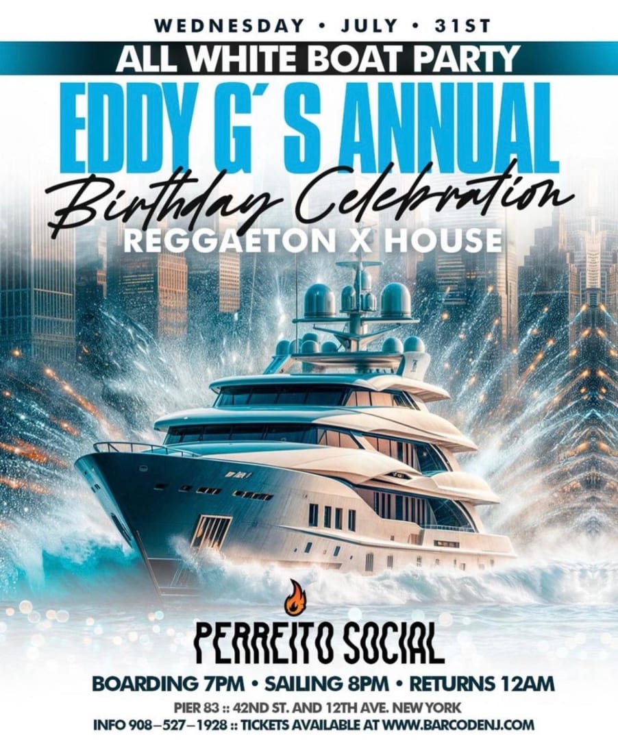 FIESTA DEL BARCO BLANCO: fiesta anual de cumpleaños de Eddy G