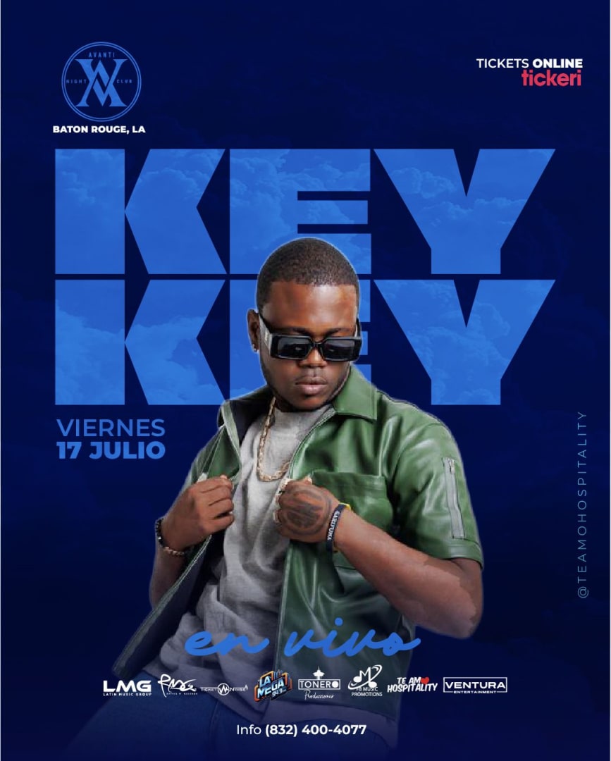 Reggaeton Retro Guest Artist Key Key Baton Rouge