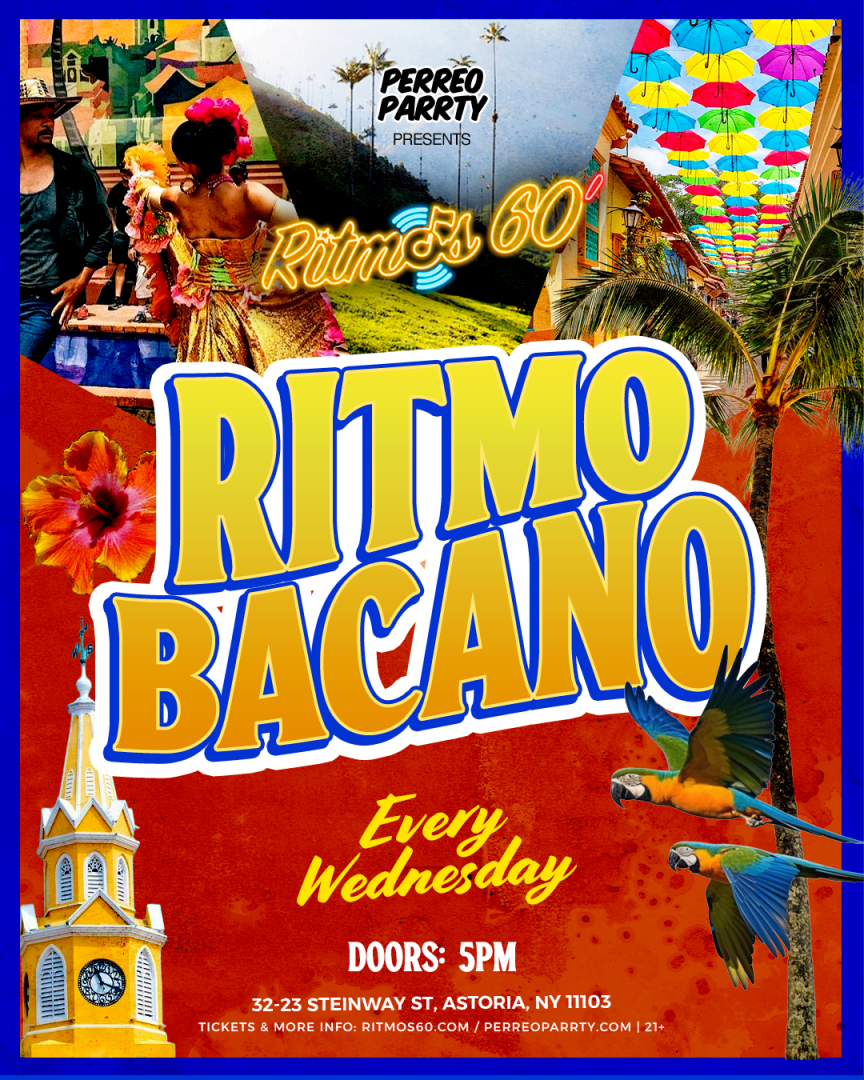 Ritmos Bacano: Colombian Salsa, Vallenato Reggaeton Party NYC